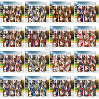 Load image into Gallery viewer, 29 Baseball Pattern Tumbler Wrap Bundle Jpg
