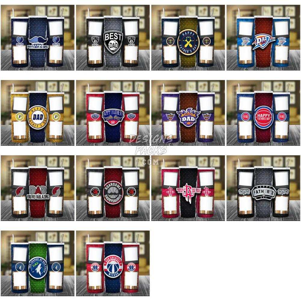 29 Basketball Fathers Day Tumbler Wrap Bundle Jpg