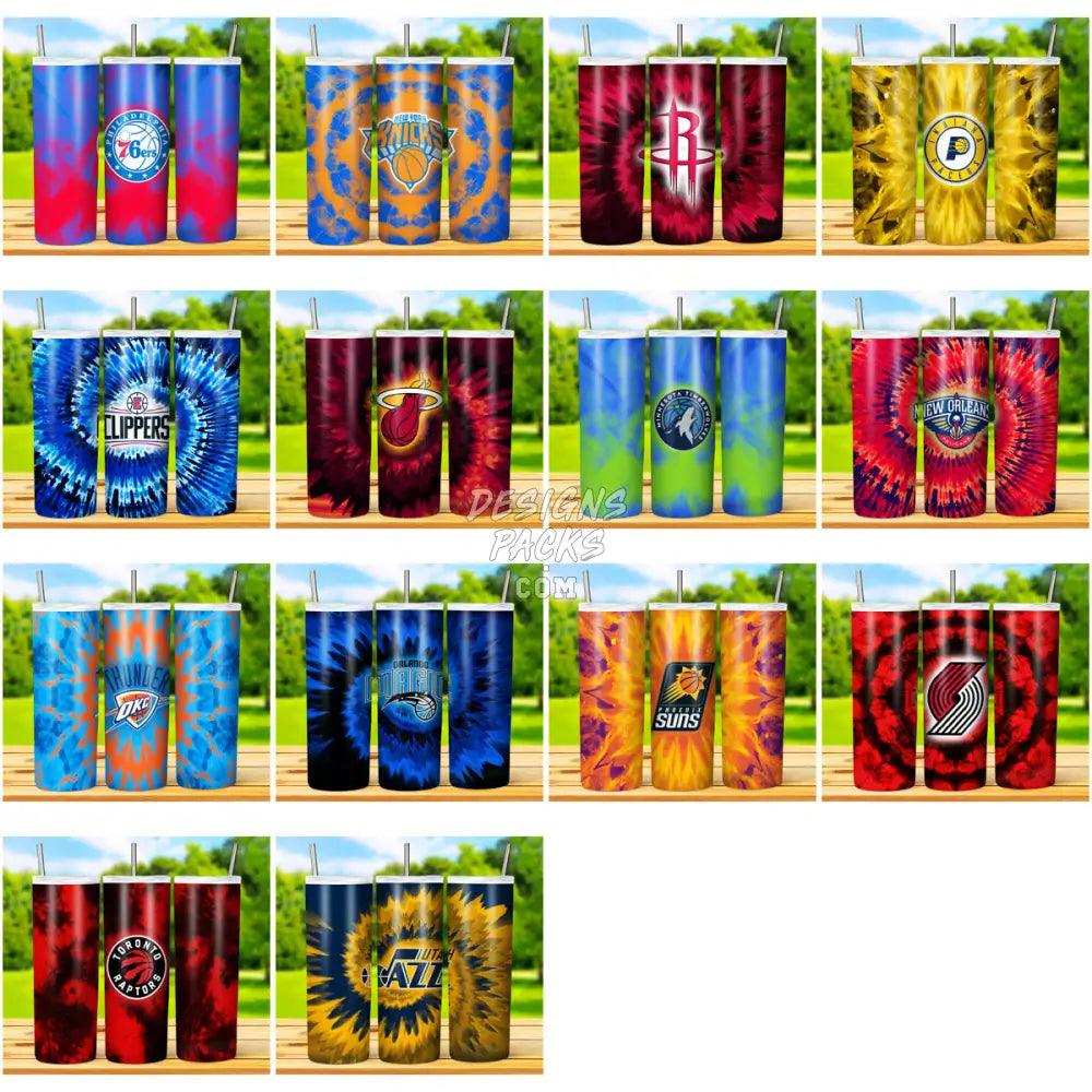 29 Basketball Tie Dye Tumbler Wrap Bundle Jpg