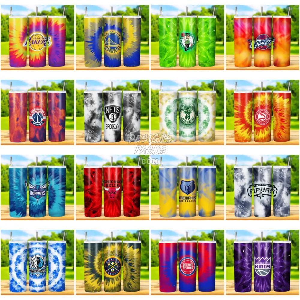 29 Basketball Tie Dye Tumbler Wrap Bundle Jpg