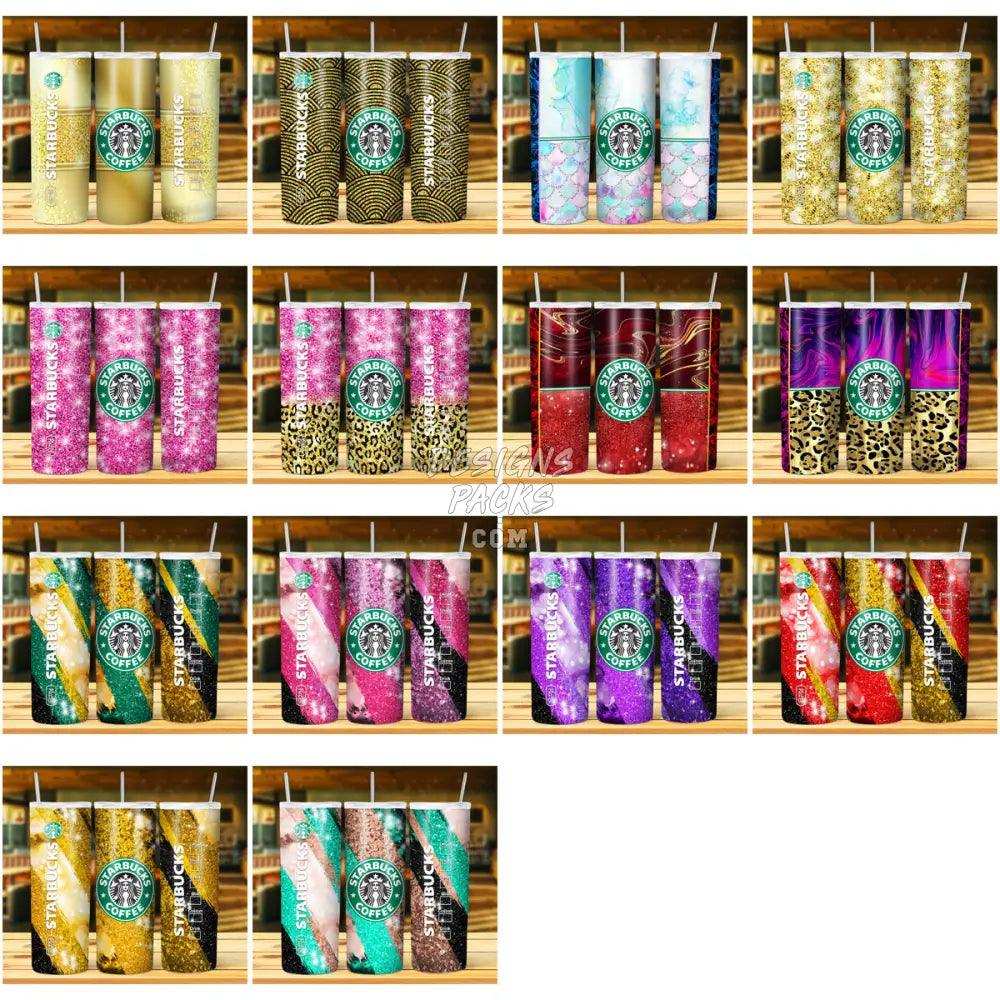 29 Coffee Brand Glitter Tumbler Wrap Bundle Jpg