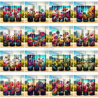 Load image into Gallery viewer, 29 Colorful Field Of Flower Tumbler Wrap Bundle Jpg
