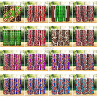 Load image into Gallery viewer, 29 Football Art Pattern Tumbler Wrap Bundle Jpg
