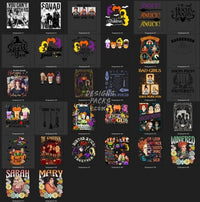 Load image into Gallery viewer, 29 Halloween Movie Designs Bundle PNG DESIGNSPACKS
