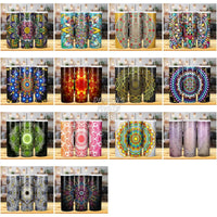 Load image into Gallery viewer, 29 Mandala Tumbler Wrap Bundle Jpg
