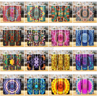Load image into Gallery viewer, 29 Mandala Tumbler Wrap Bundle Jpg
