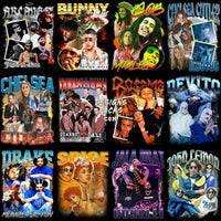 Load image into Gallery viewer, 29 Music Stars Mix Bootleg Designs Bundle Png
