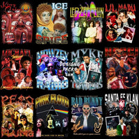 Load image into Gallery viewer, 29 Music Stars Mix Bootleg Designs Bundle Png
