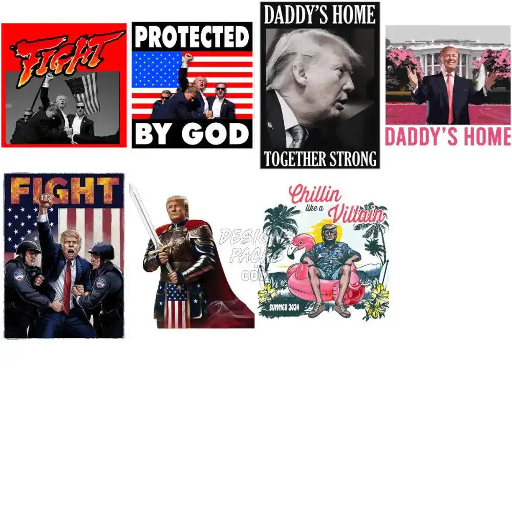 29 Trump President 2024 Donald V2 Designs Bundle Png