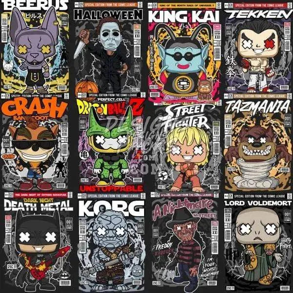290 All Pop culture Designs Bundle PNG