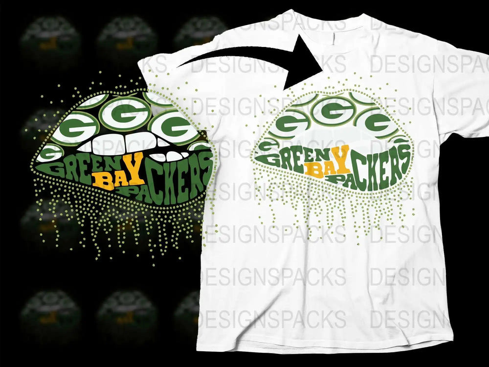 Green Bay Packers T-Shirt, Fan Art Graphic Tee, Sports Team Apparel, Unisex Football Shirt Design
