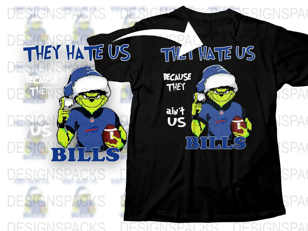 Buffalo Themed Sports Fan T-Shirt, Funny Cartoon Bird Graphic, Football Season Apparel, Blue and Black Tee
