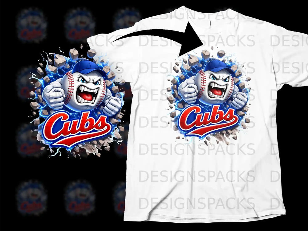 Cubs Baseball Breakthrough Graphic T-shirt