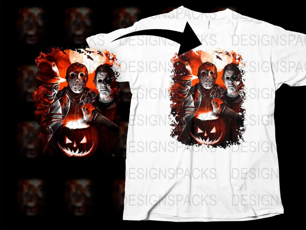 Halloween Skeleton T-Shirt, Pumpkin Head Graphic Tee, Scary Skull Design, Unique Gothic Clothing for Men and Women