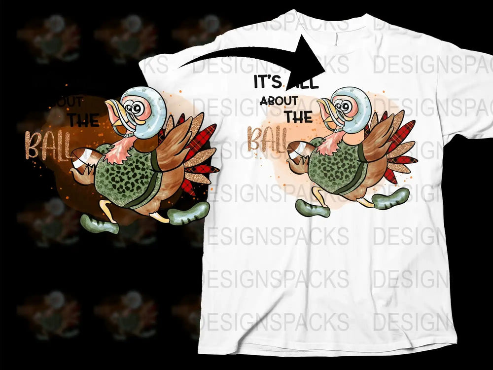 Unique Fish Baseball T-Shirt, It's All About The Ball Graphic Tee, Cartoon Fish Sport Shirt, Unisex Casual Wear