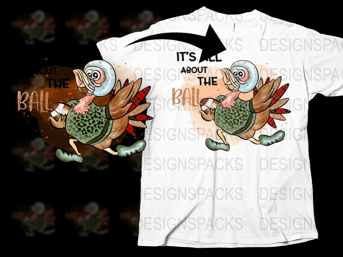 Unique Fish Baseball T-Shirt, It's All About The Ball Graphic Tee, Cartoon Fish Sport Shirt, Unisex Casual Wear