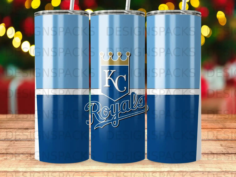 Kansas City Royals Crown Logo Blue Theme Tumbler product type