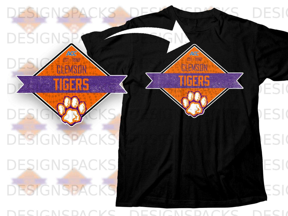 ACC Clemson Tigers Est.1889 T-shirt
