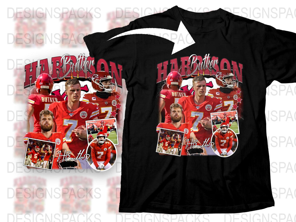 Sports Fan T-Shirt, Kansas City Red and White, Player 77 Memorabilia, Graphic Tee for Men