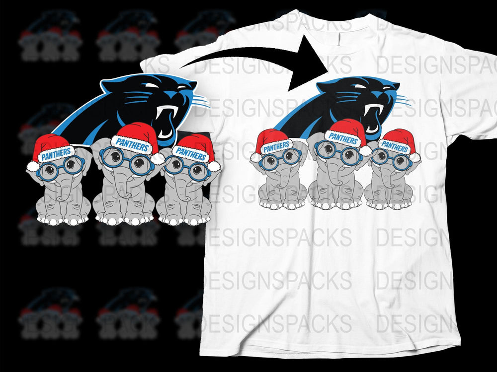 Panthers Mascot Graphic T-Shirt, Sports Team Fan Shirt, Casual Athletic Tee, Trendy High School Spiritwear, Unisex Clothing