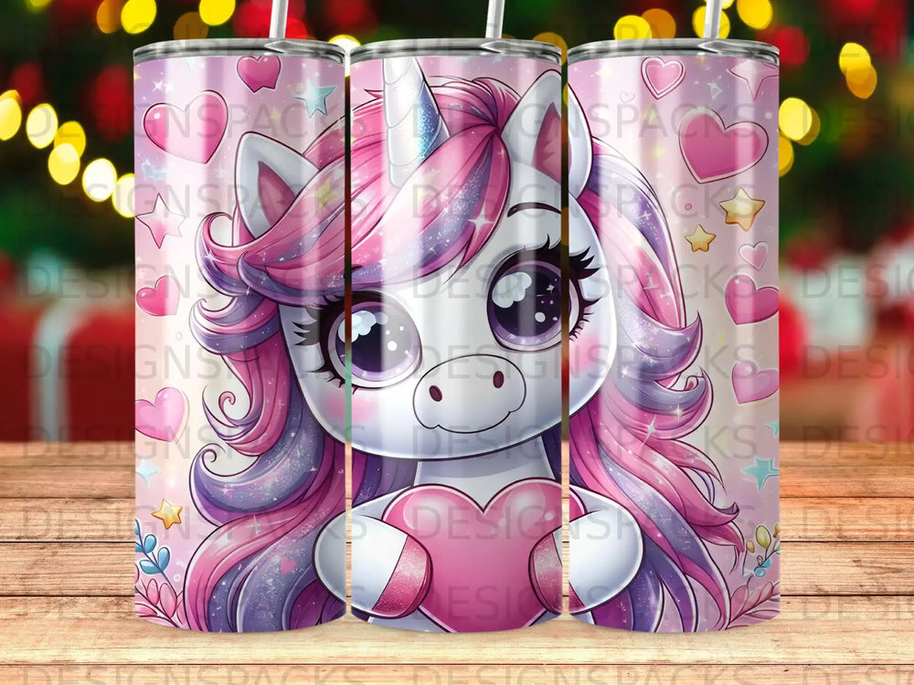 Adorable Sparkling Unicorn Pink Hearts Stars product type
