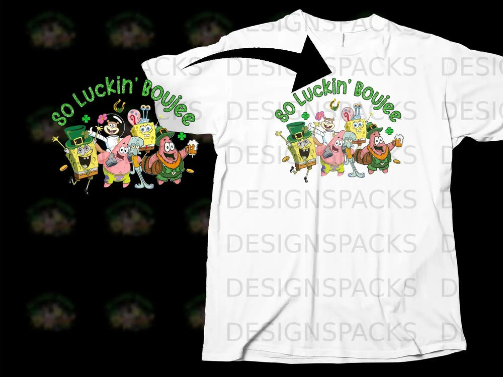 Spongebob St Patricks Day So Luckin' Boujee product type