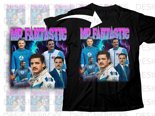 Mr Fantastic Multiverse Characters Graphic Tee