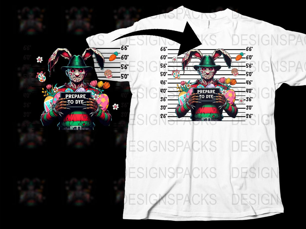 Men's Graphic Tee, Colorful Samurai Bunny Design, Unique Artistic T-Shirt, Streetwear Style, Fashion Gift Idea