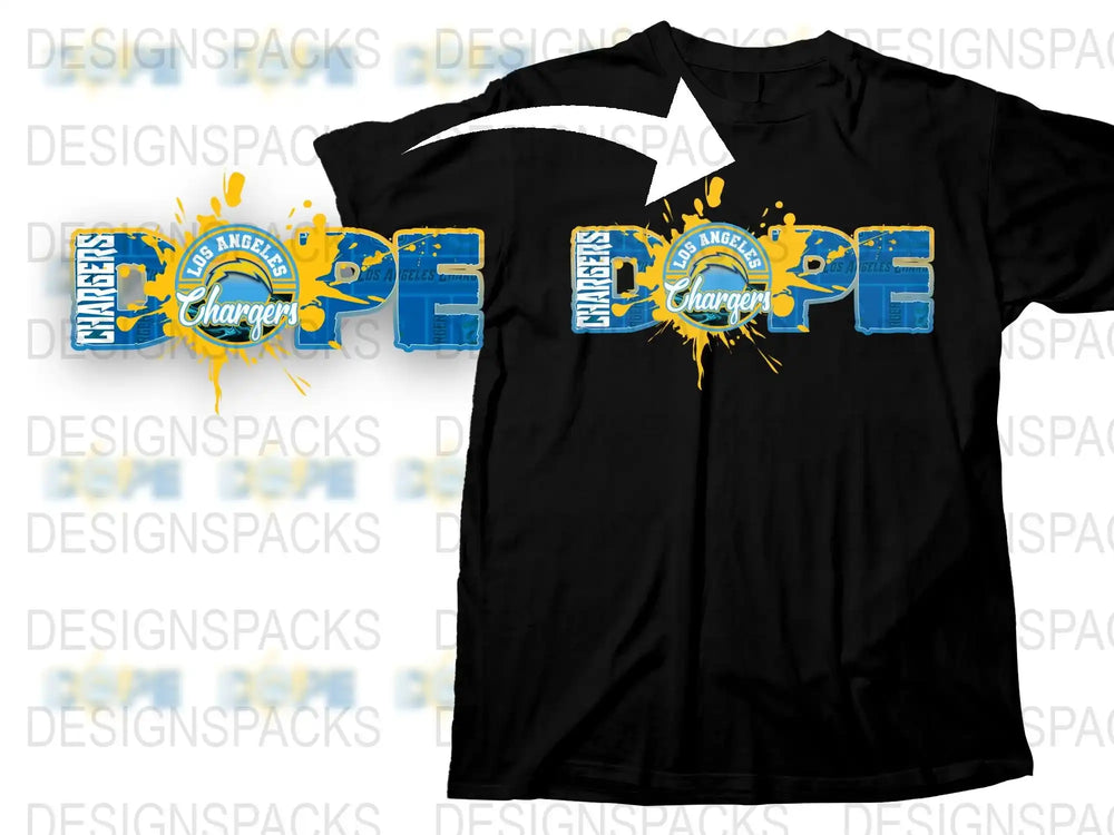 Colorful Splash Graphic T-Shirt, Los Angeles Cityscape Summer Tee, Urban Casual Wear, Trendy Street Fashion Top