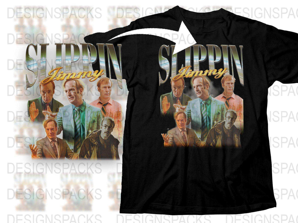 Slippin' Jimmy T-Shirt, Saul Goodman Graphic Tee, Vintage Style, Lawyer Fan Gift, Multiple Sizes Available