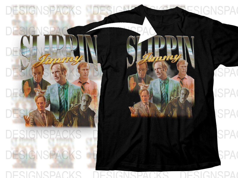 Slippin' Jimmy T-Shirt, Saul Goodman Graphic Tee, Vintage Style, Lawyer Fan Gift, Multiple Sizes Available