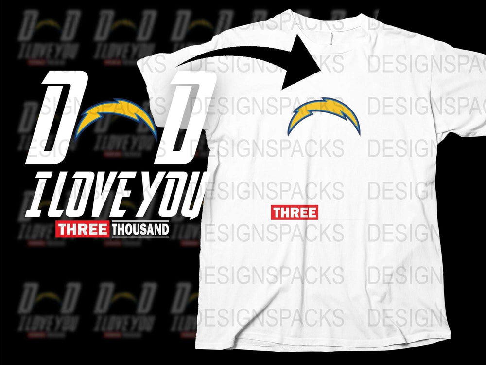 I Love You Three Thousand T-Shirt, Graphic Tee, Fan Gift, Superhero Movie Inspired, Casual Wear, Unisex T-Shirt Design
