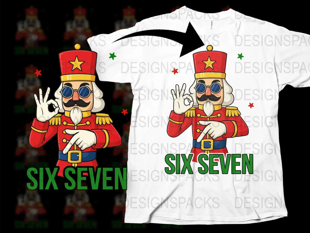 Nutcracker Soldier T-Shirt, Vintage Christmas Casual Tee, Unisex Holiday Apparel, Festive Graphic Shirt