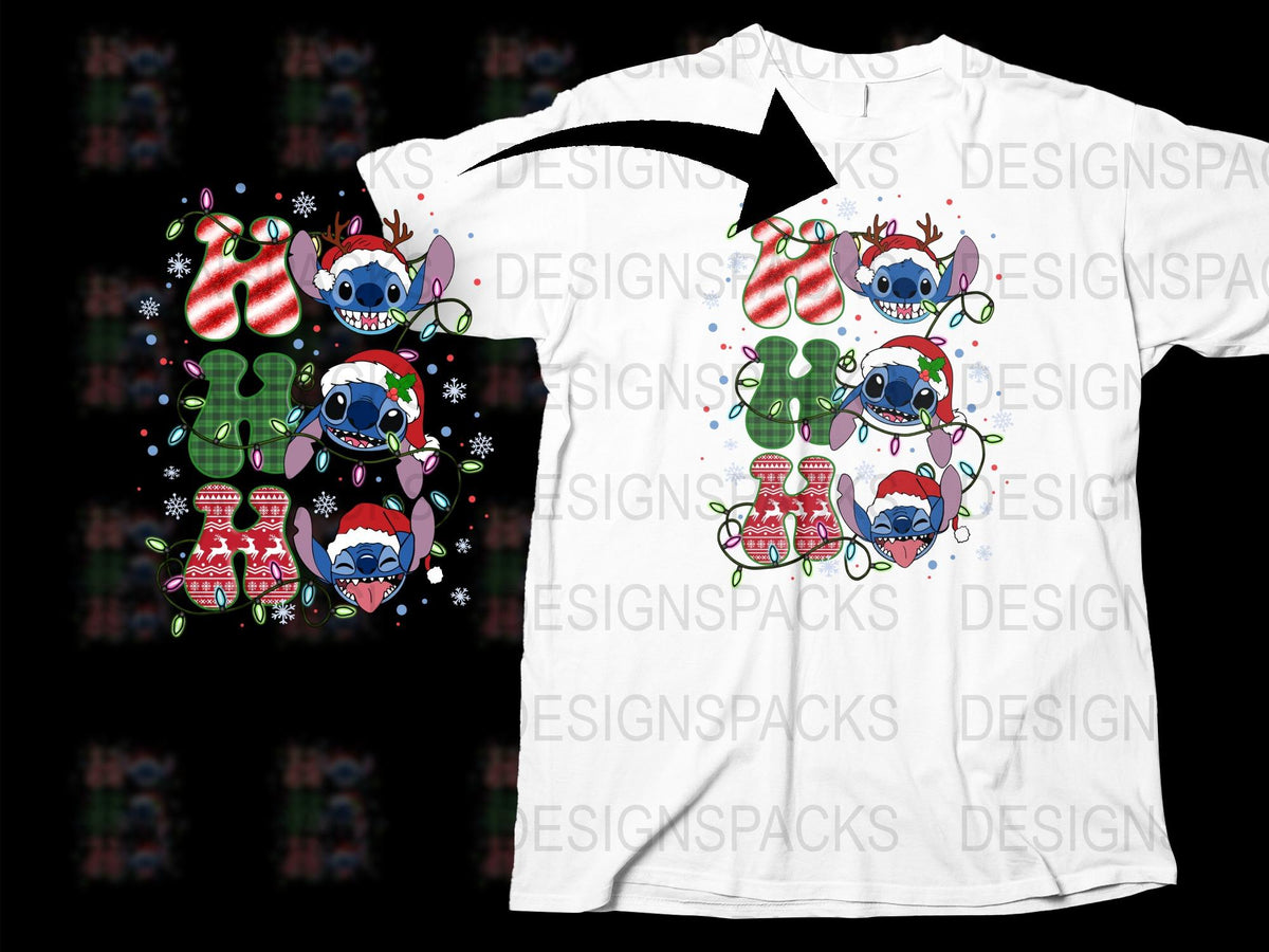 Festive Christmas T-Shirt with Cute Owls and Candy Canes, Holiday Casual Wear for All Ages