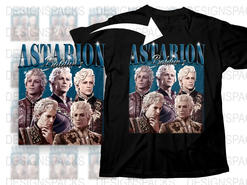 Asterion Bachman Graphic T-Shirt, Vintage Style, Multiple Poses, Men's Fashion, Unique Gift Idea