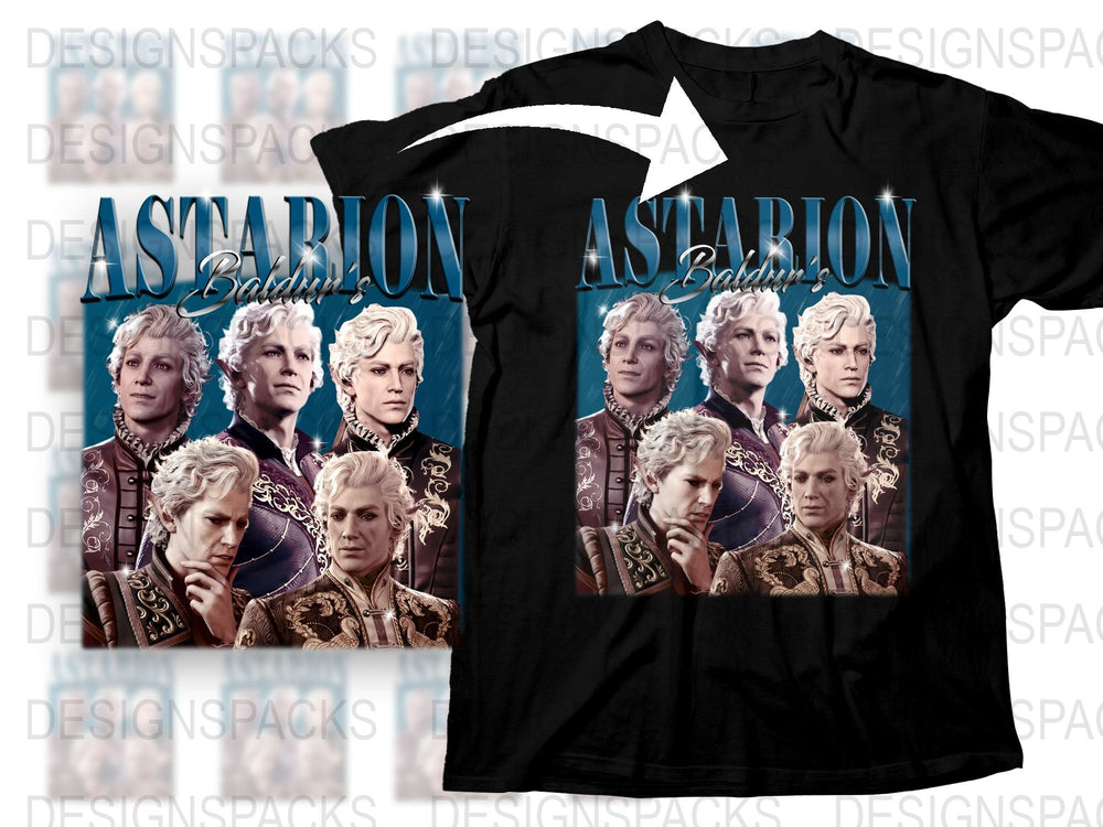 Asterion Bachman Graphic T-Shirt, Vintage Style, Multiple Poses, Men's Fashion, Unique Gift Idea