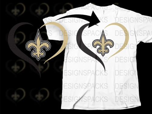 New Orleans Fleur-de-lis Graphic T-Shirt, Gold and Black Design, Unisex Cotton Tee, Stylish Casual Wear