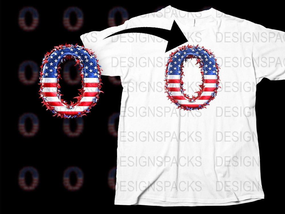 Patriotic USA Flag T-Shirt, 4th of July American Flag Circle Design, Unisex White Tee, Independence Day Outfit