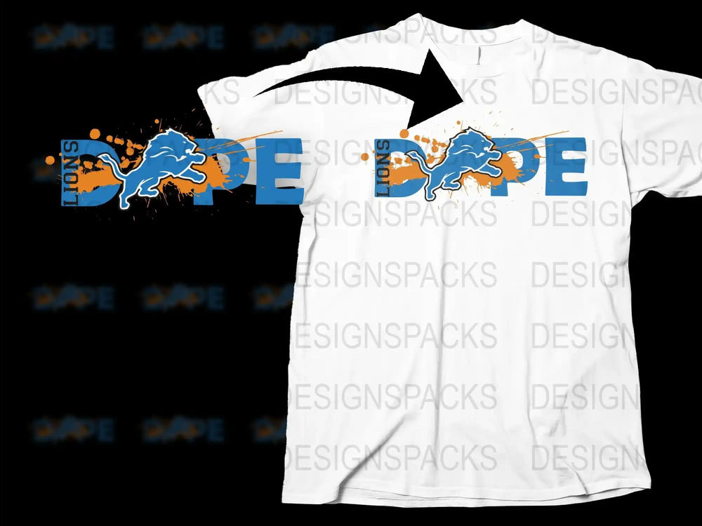 Men's White Graphic T-Shirt with Blue Orange Splash Ink Design Modern Casual Top