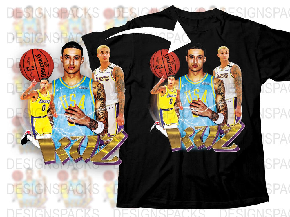 Los Angeles Basketball Player Graphic T-Shirt, Sports Fan Apparel, Casual Streetwear, Unisex Cotton Tee, Gift for Fans