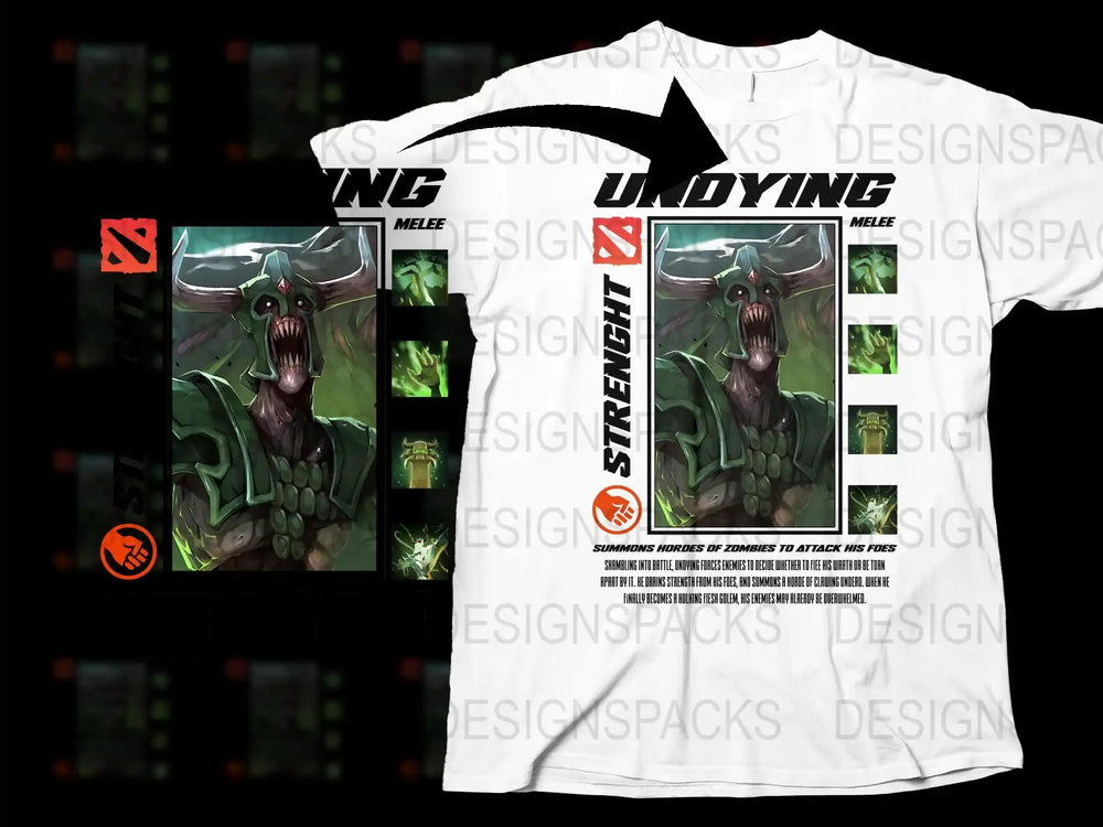Men's Graphic T-Shirt with Green Monster Design, StreetzGaming Apparel, Urban Style Tee, Unique Gamer Fashion Clothing