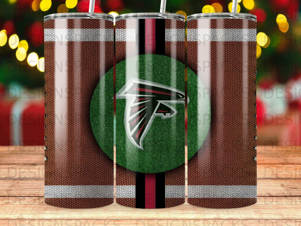 Football Texture Falcons Logo Tumbler product type