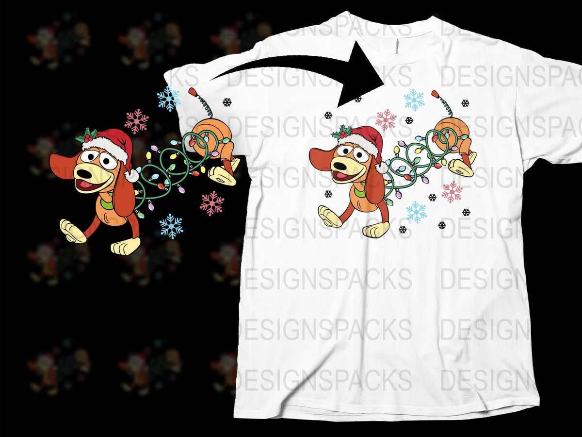 Festive Monkey T-Shirt, Holiday Animal Graphics, Christmas Themed Tee, Colorful Casual Apparel