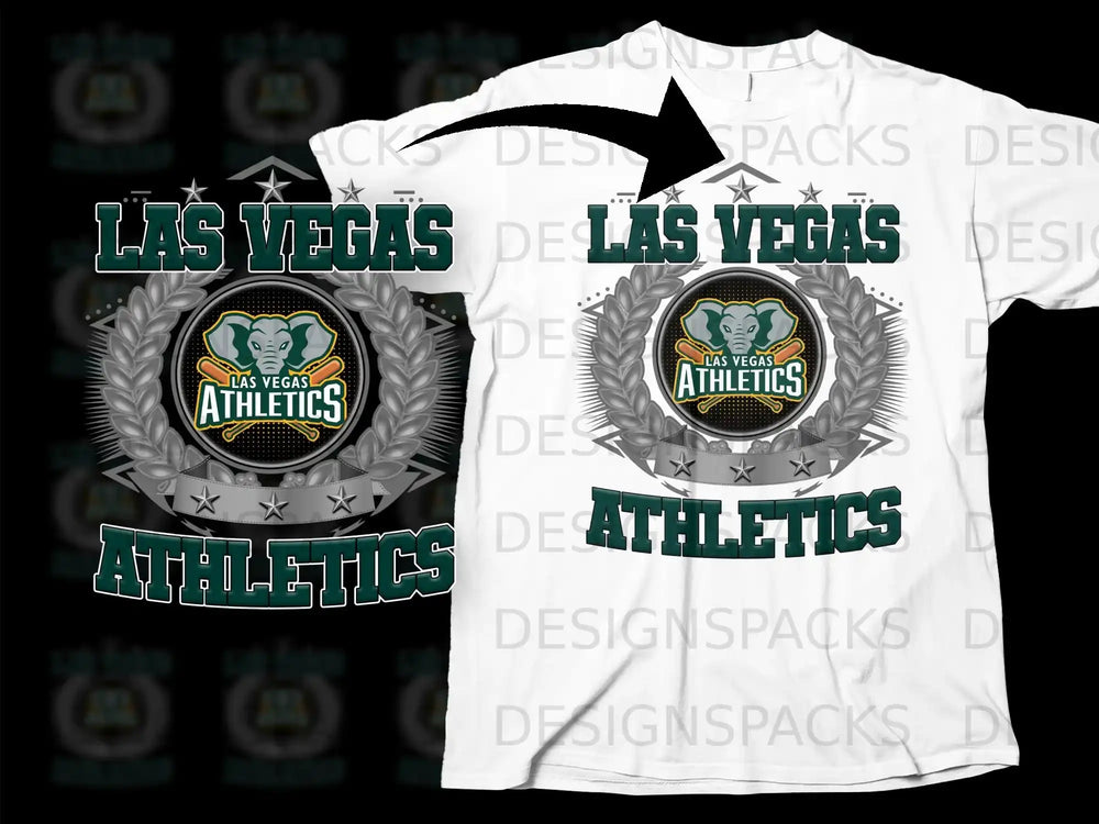 Las Vegas Athletics Shirt with Elephant Mascot Design