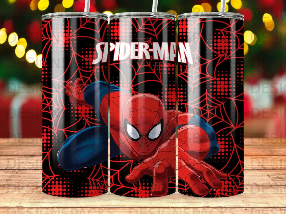 Spider-Man Red Web Black Dots Hero Pose product type