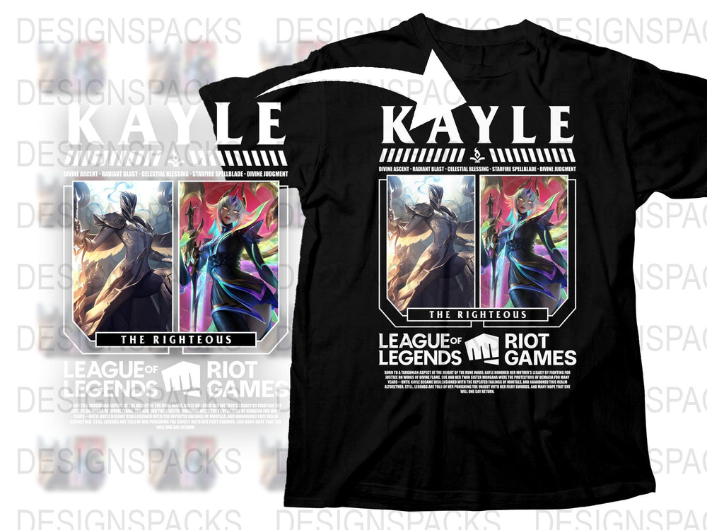 League of Legends Kayle T-Shirt, The Righteous Gaming Apparel, Riot Games Merchandise, Unisex Graphic Tee