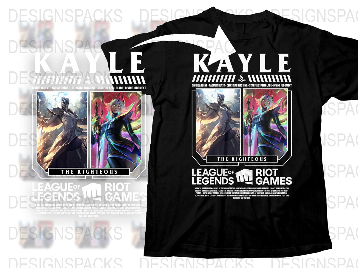 League of Legends Kayle T-Shirt, The Righteous Gaming Apparel, Riot Games Merchandise, Unisex Graphic Tee