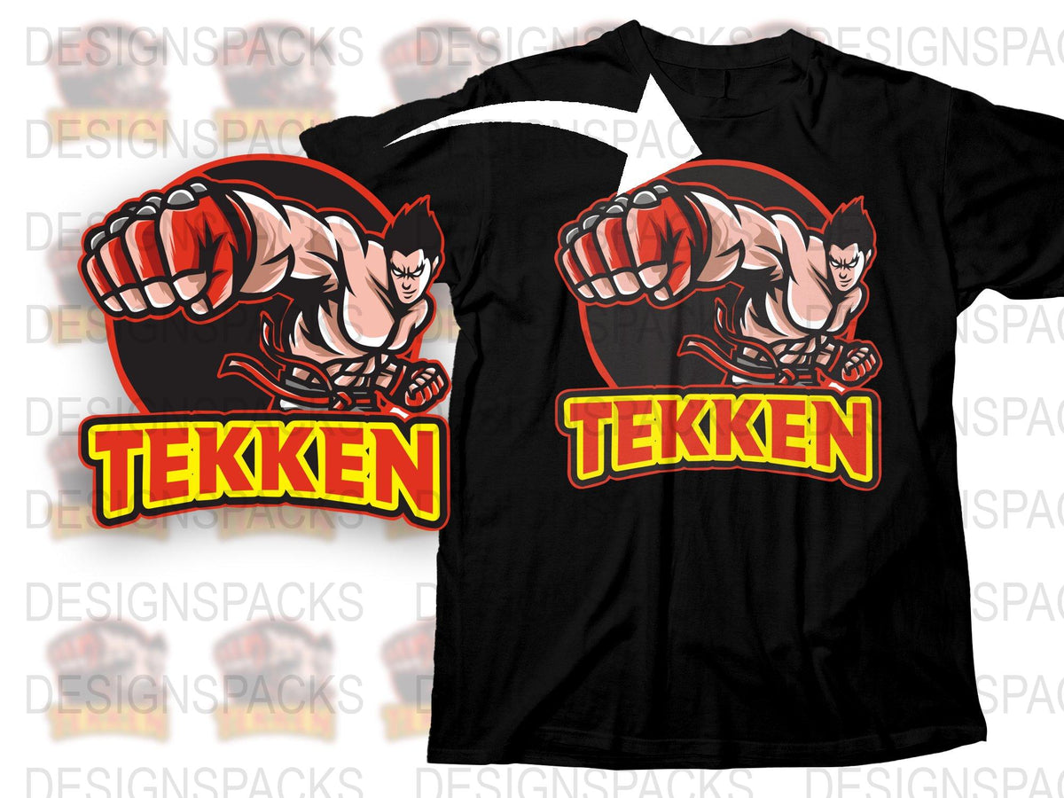 Tekken T-Shirt Vintage Gaming Design, Classic Video Game Shirt, Retro Gamer Apparel, Fan Gift Idea