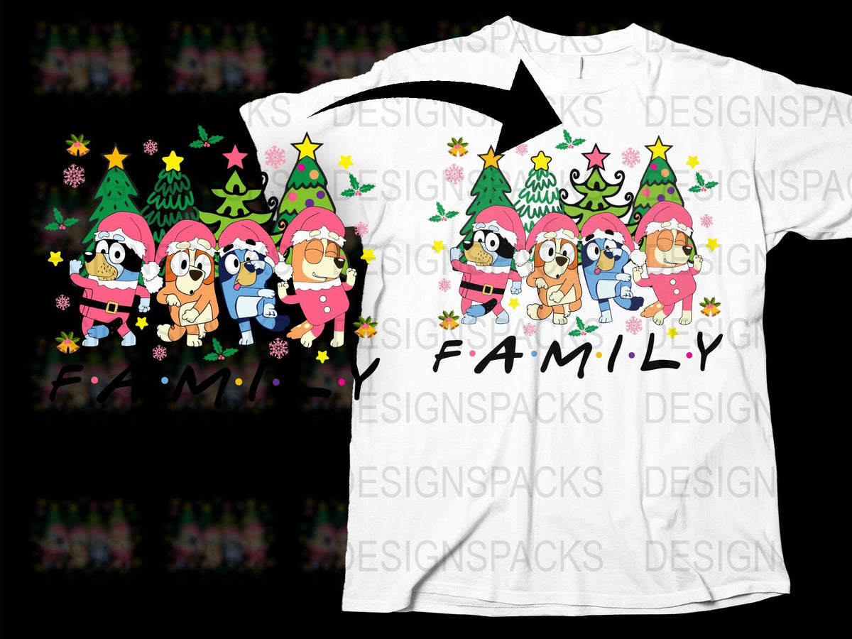 Cute Family Christmas T-Shirts, Colorful Festive Owl Design, Holiday Matching Tees for All Ages