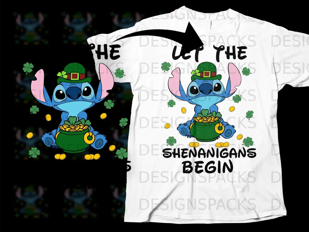 Stitch St Patricks Day Let The Shenanigans Begin product type